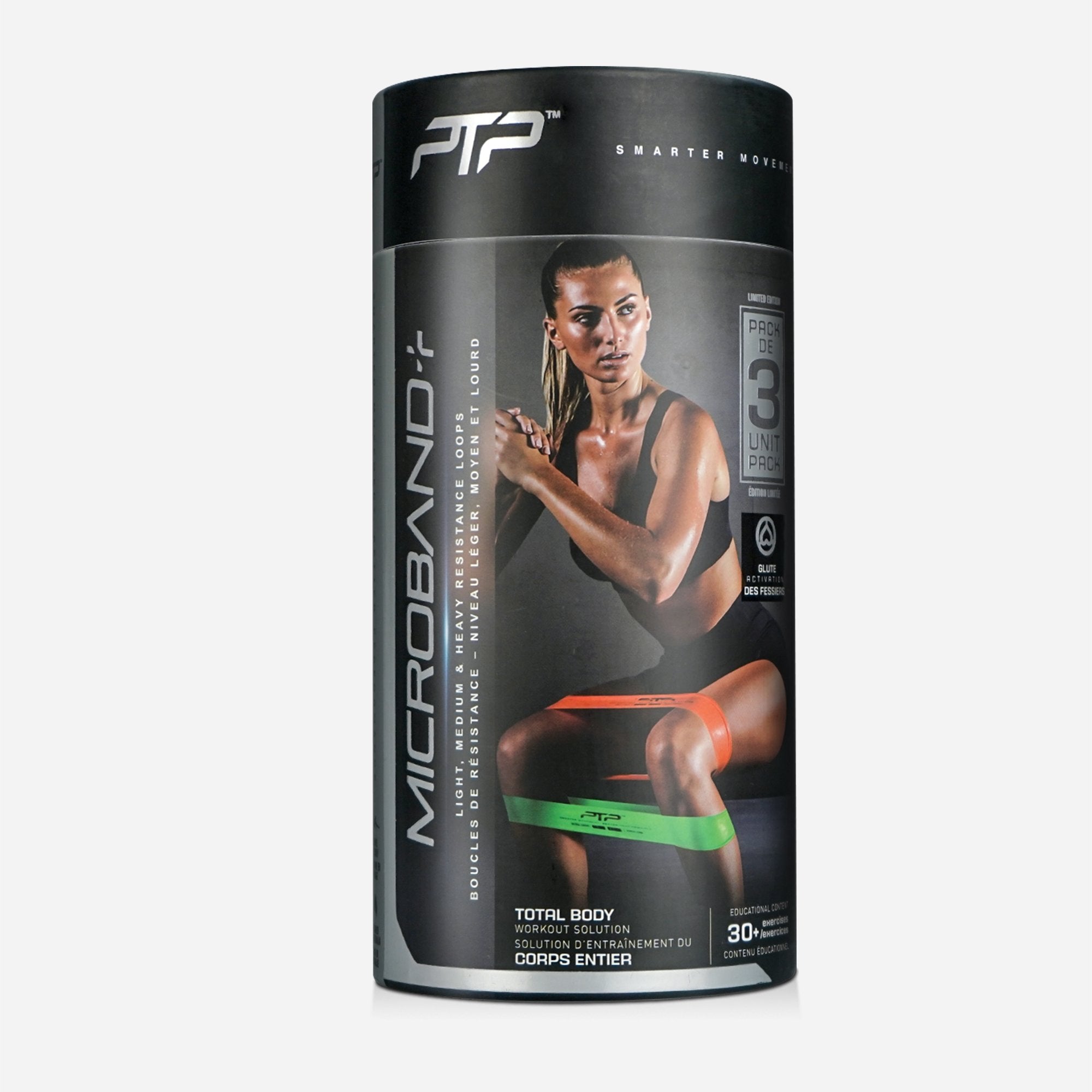 MicroBand+ Pack - Includes Light, Medium & Heavy MicroBands + Mesh Bag + Exercise Poster