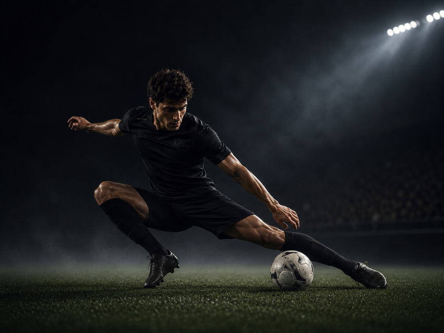 Football training step image