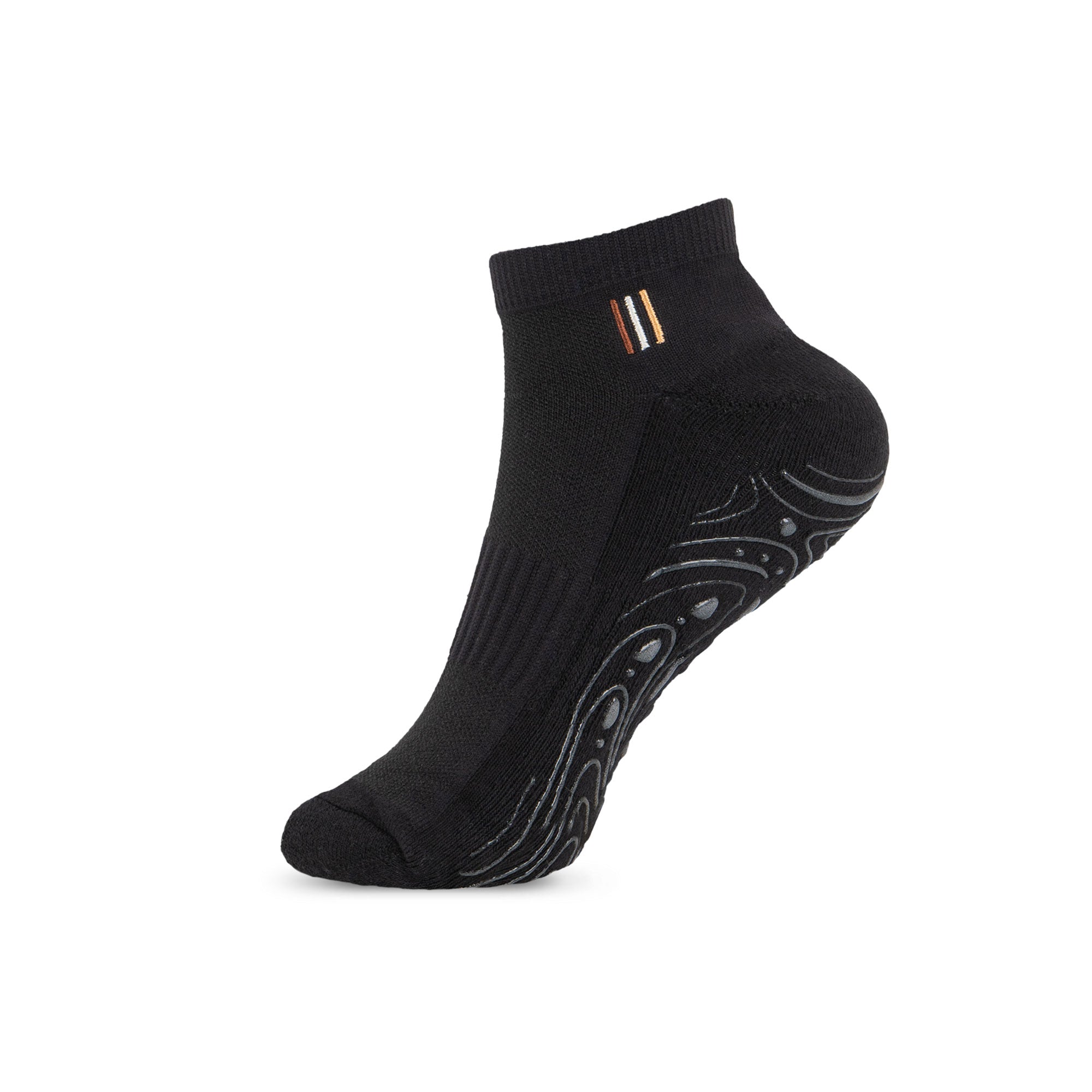 STUDIO GRIPPY ANKLE SOCKS ANTHRACITE