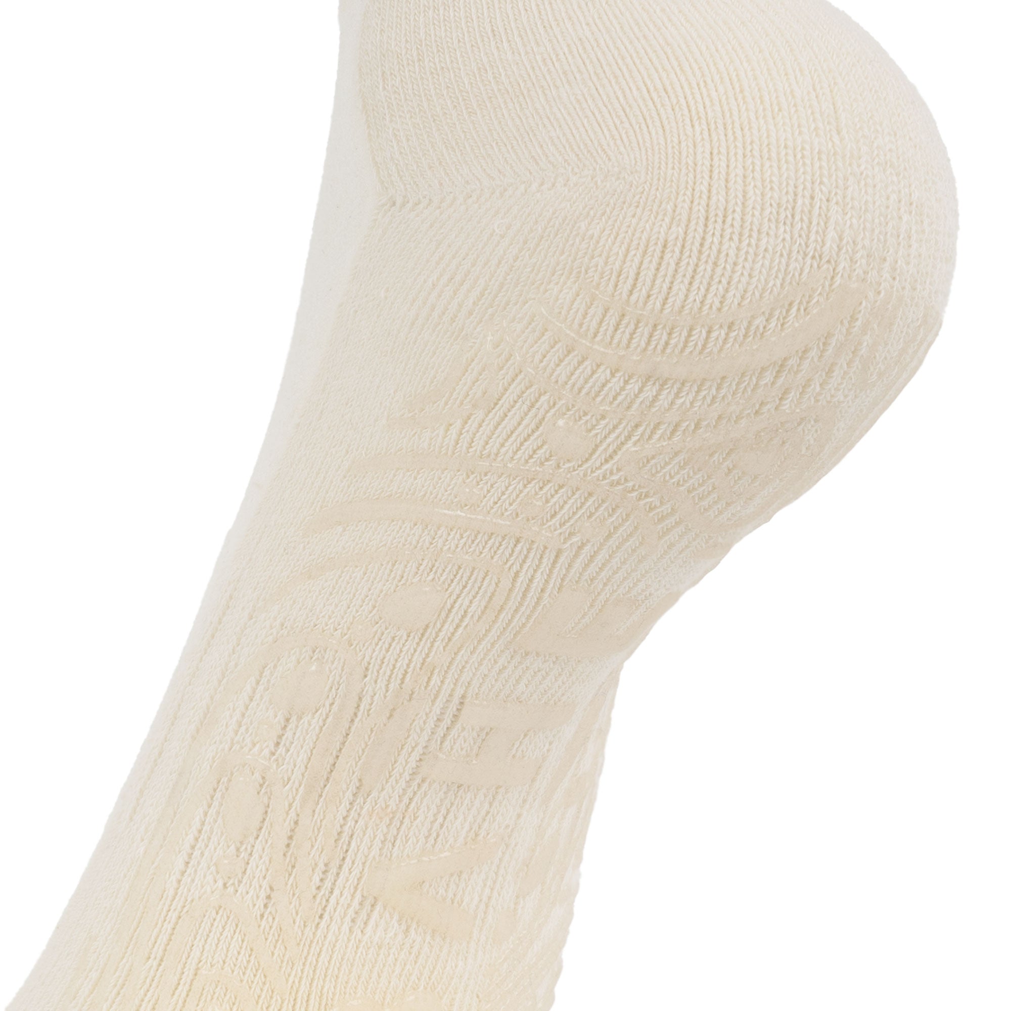STUDIO GRIPPY CREW SOCKS COCONUT