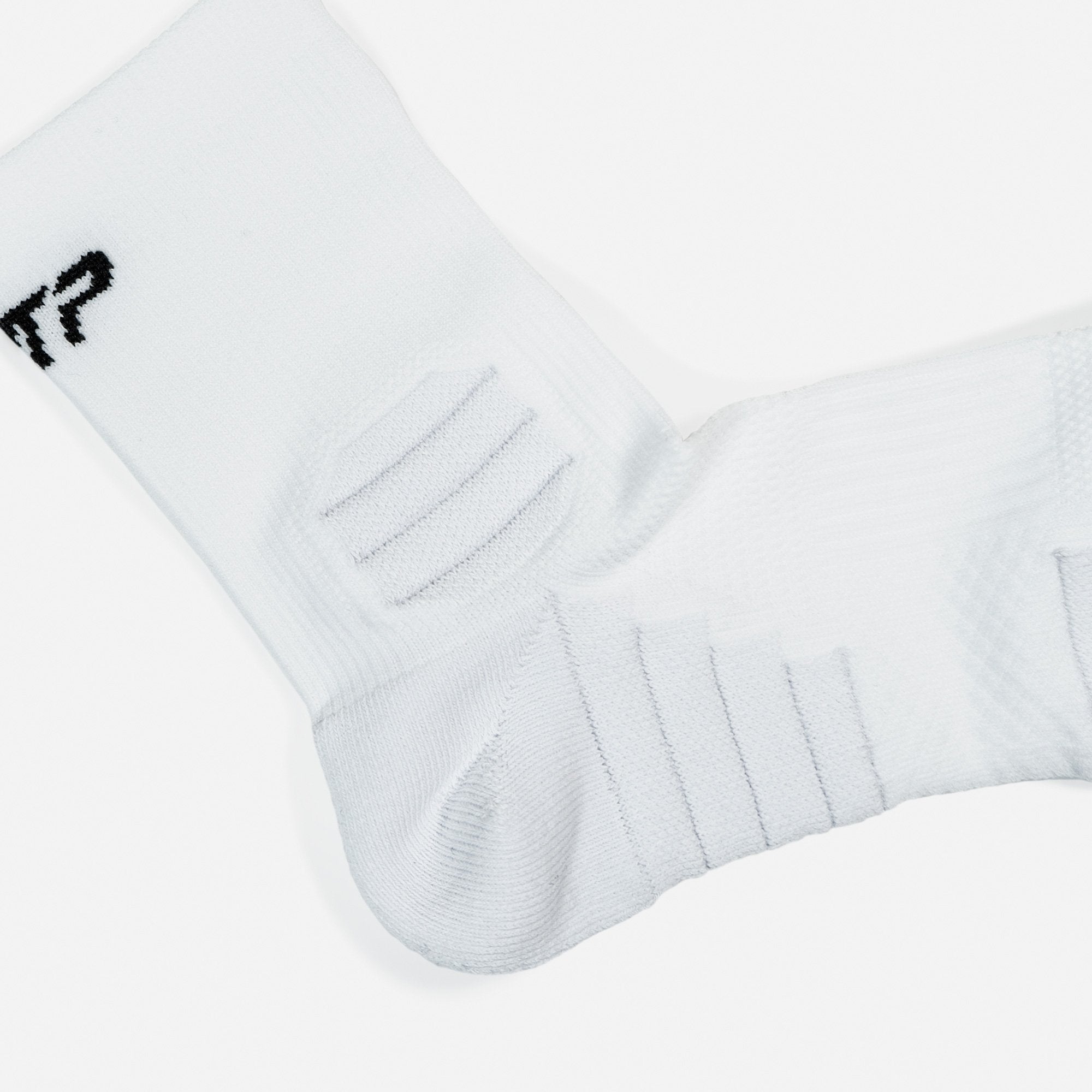 PTP TRAINING CREW SOCKS WHITE