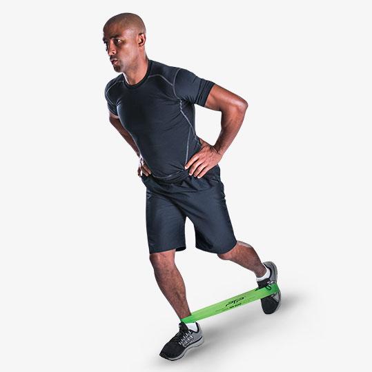 PTP MicroBand Scooter Glute Exercise