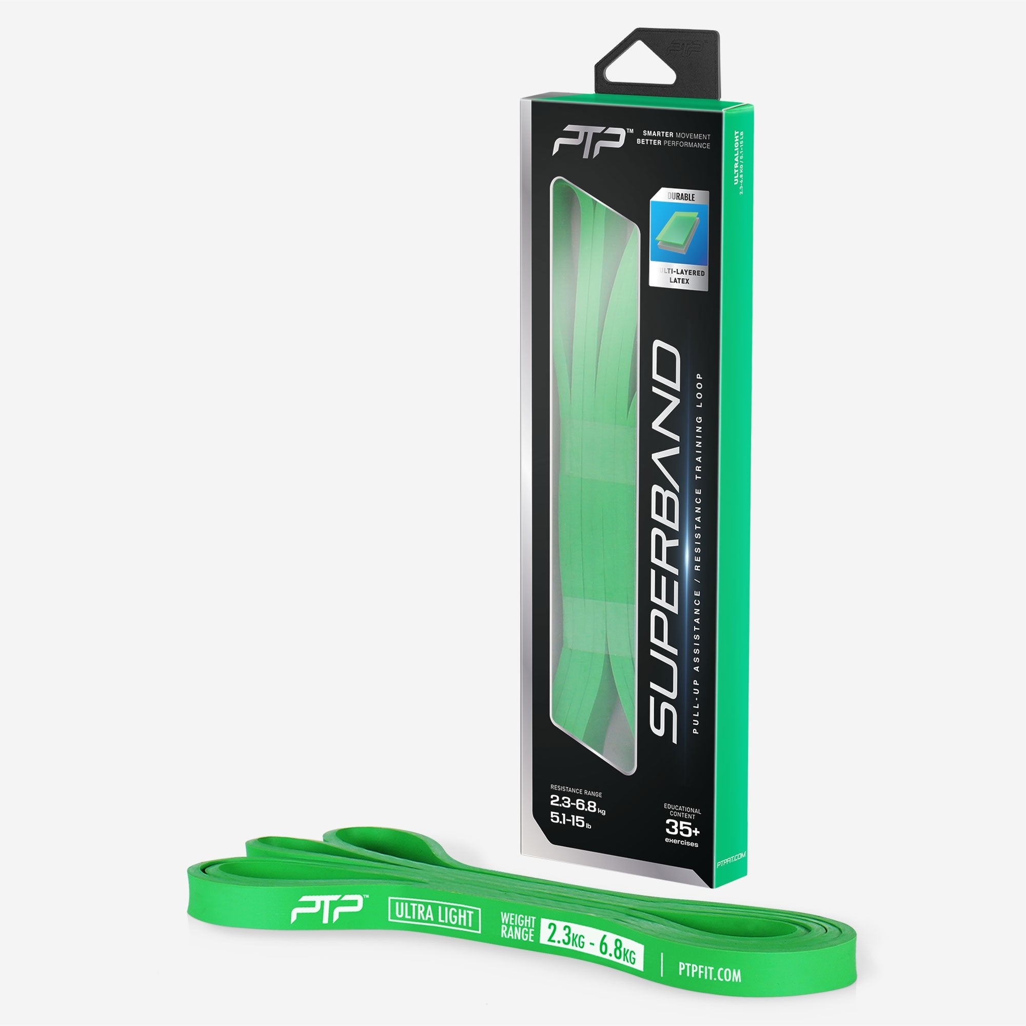 PTP SuperBand Green Ultra Light